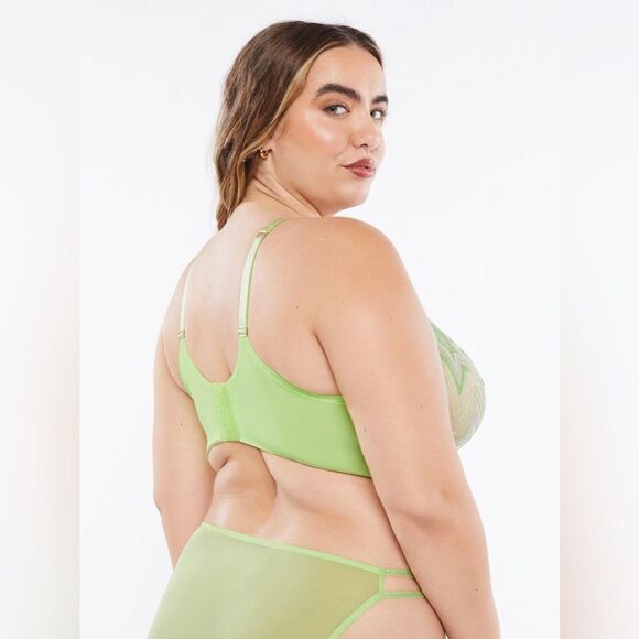Fenty Shining Star Embroidered Unlined Demi Bra - Picture 3 of 4